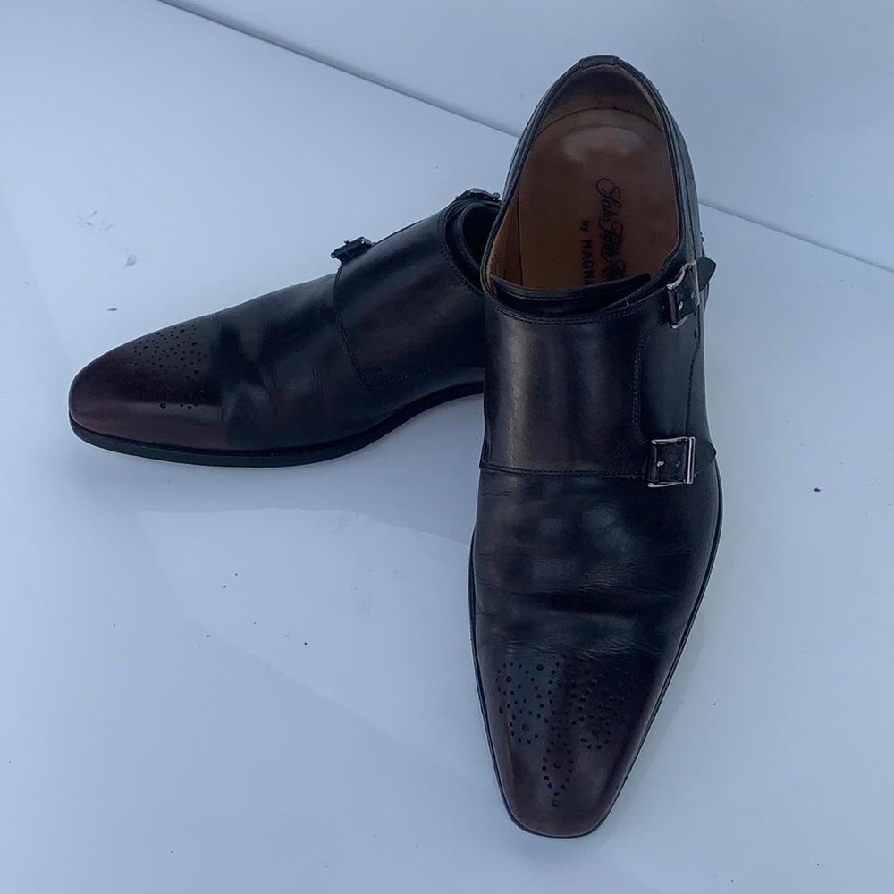 Double Monk Strap Dress shoes by Magnanni Sz 9M